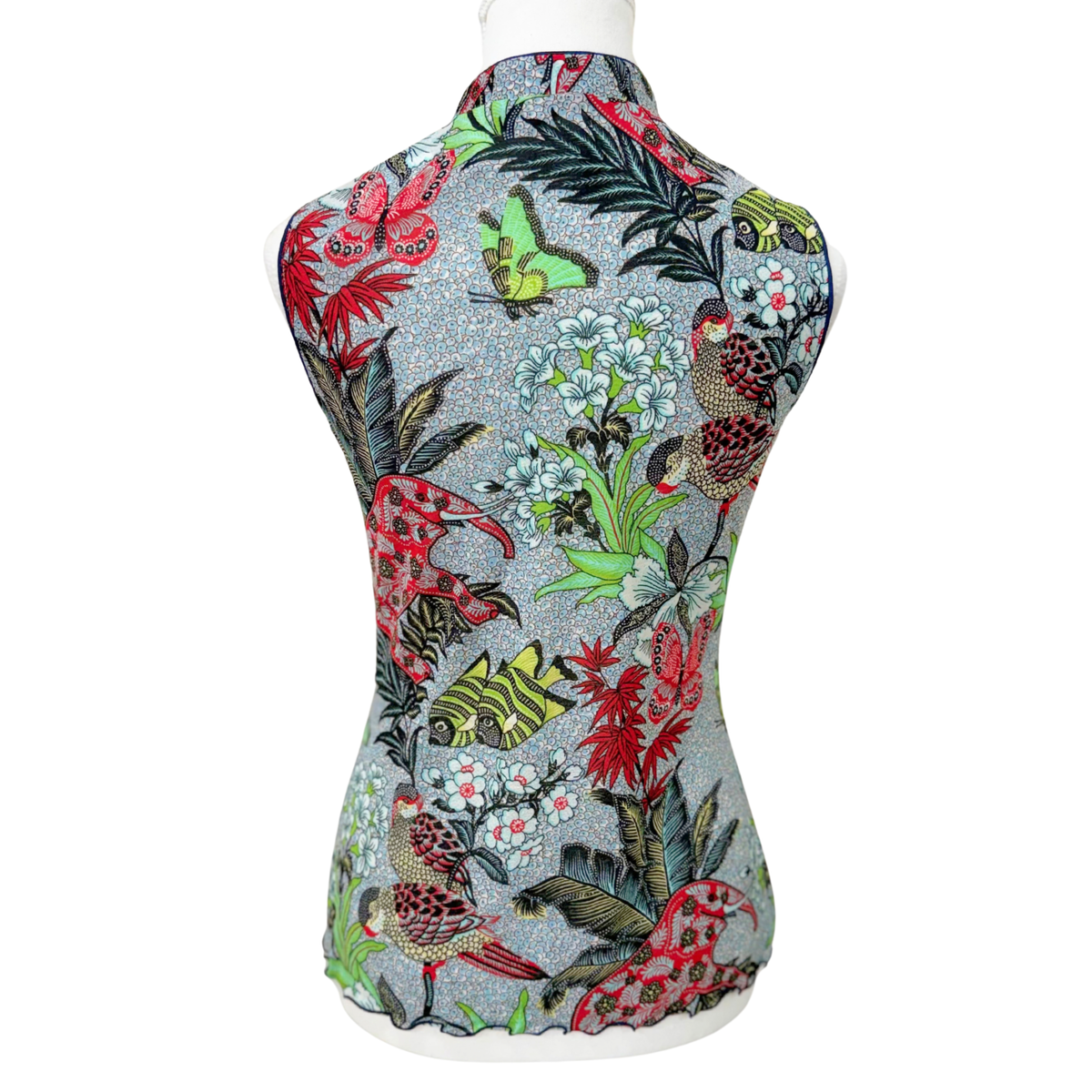 ANAC Floral Chinese Inspired Top