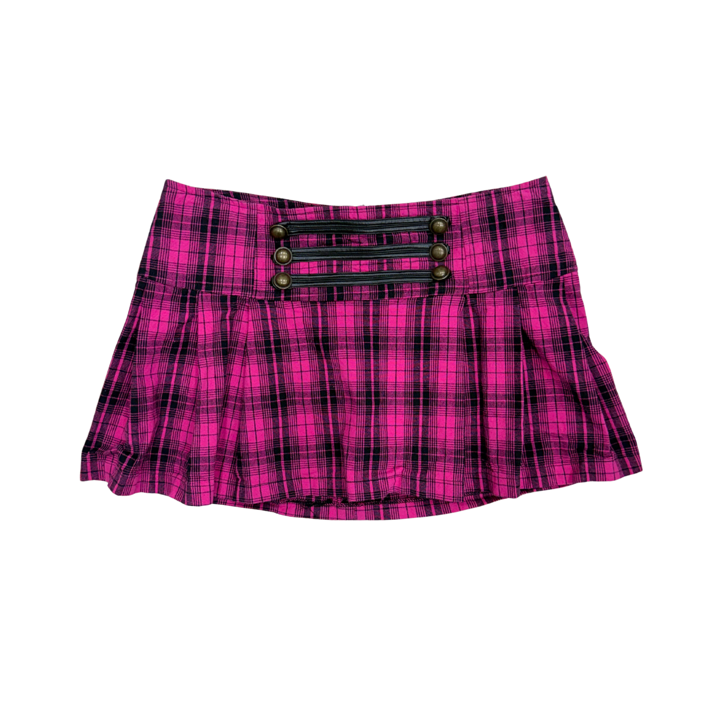 Sweet Love Pink Plaid Mini Skirt