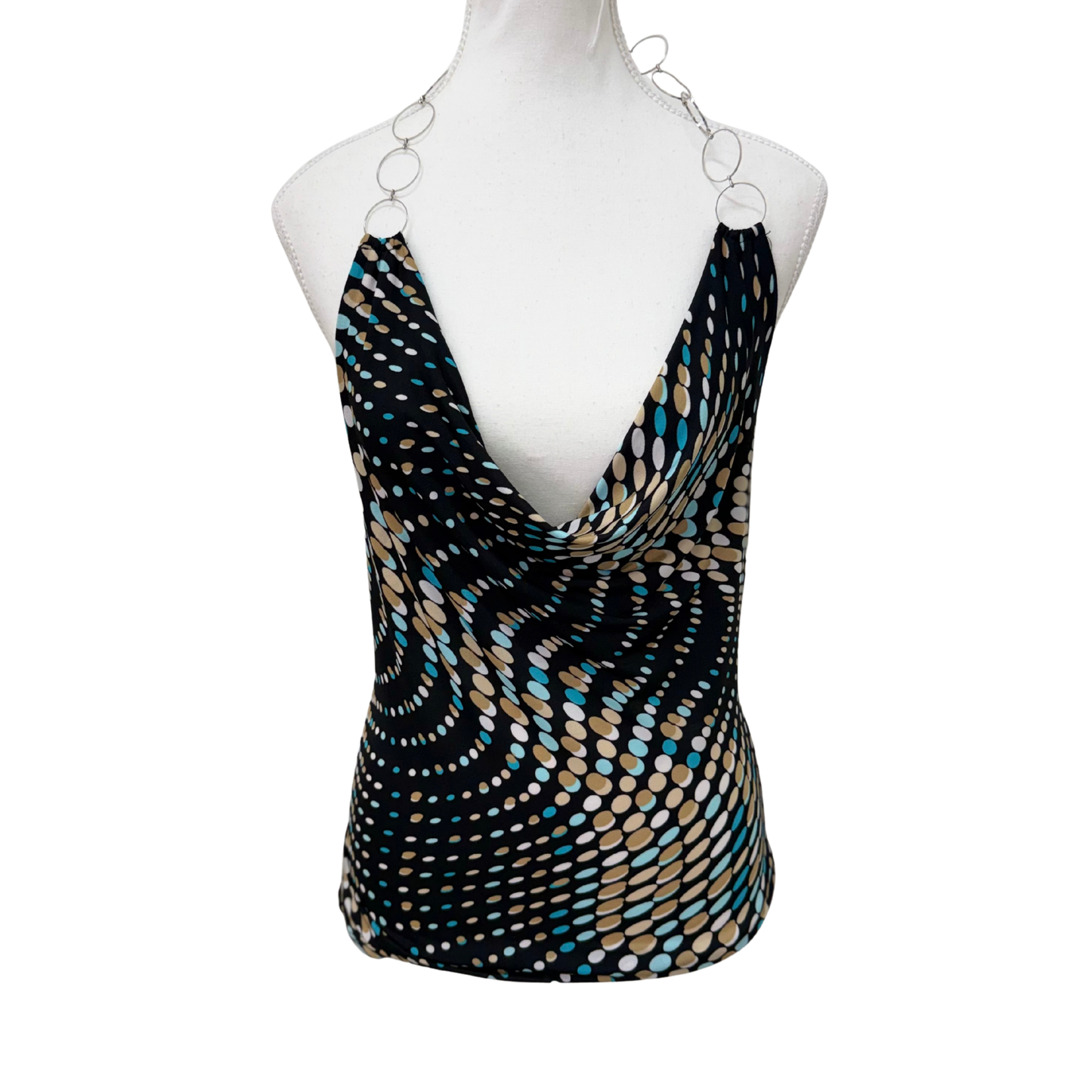 Kiwi Polka Dot Halter Top