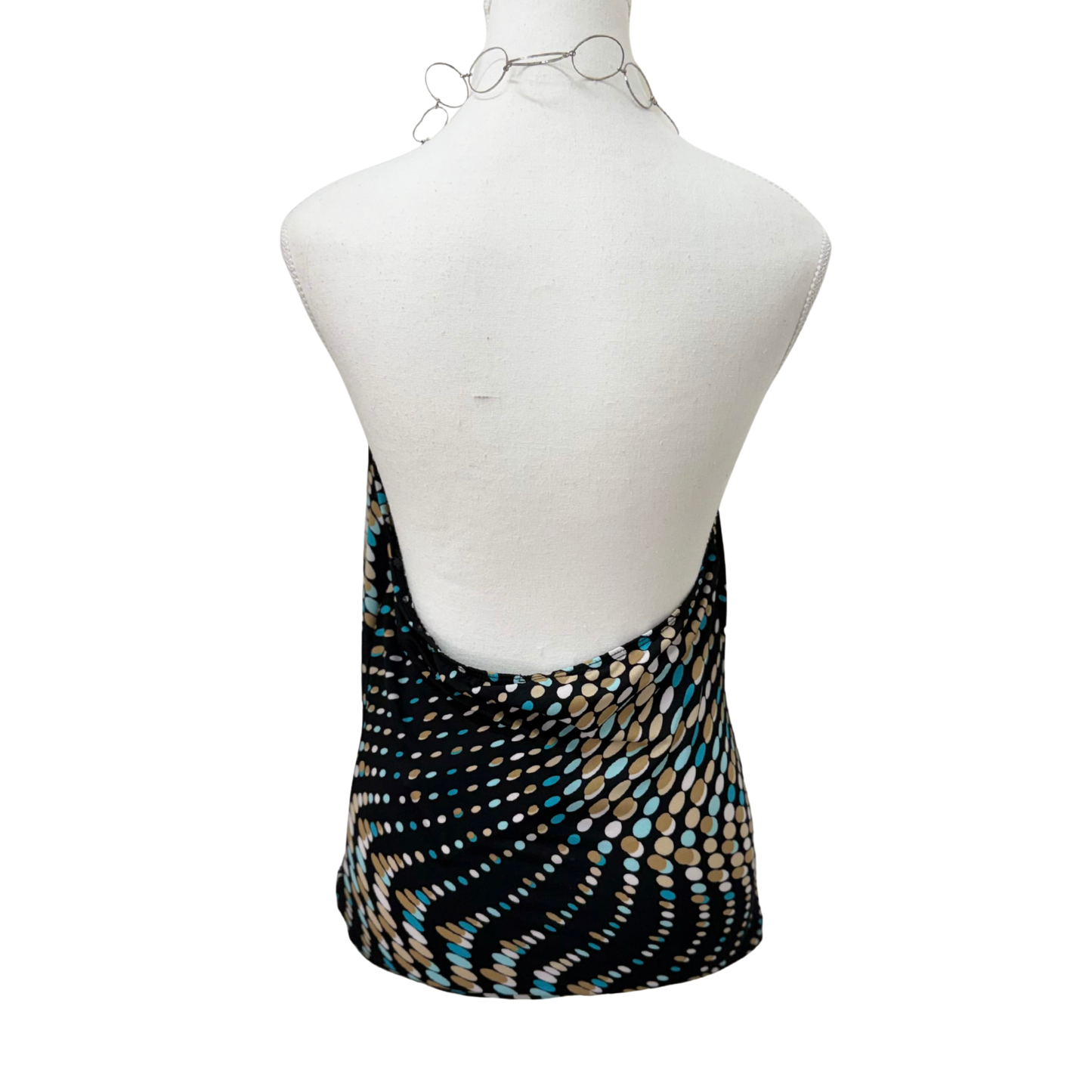 Kiwi Polka Dot Halter Top