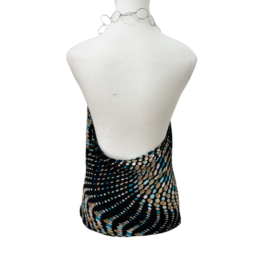 Kiwi Polka Dot Halter Top