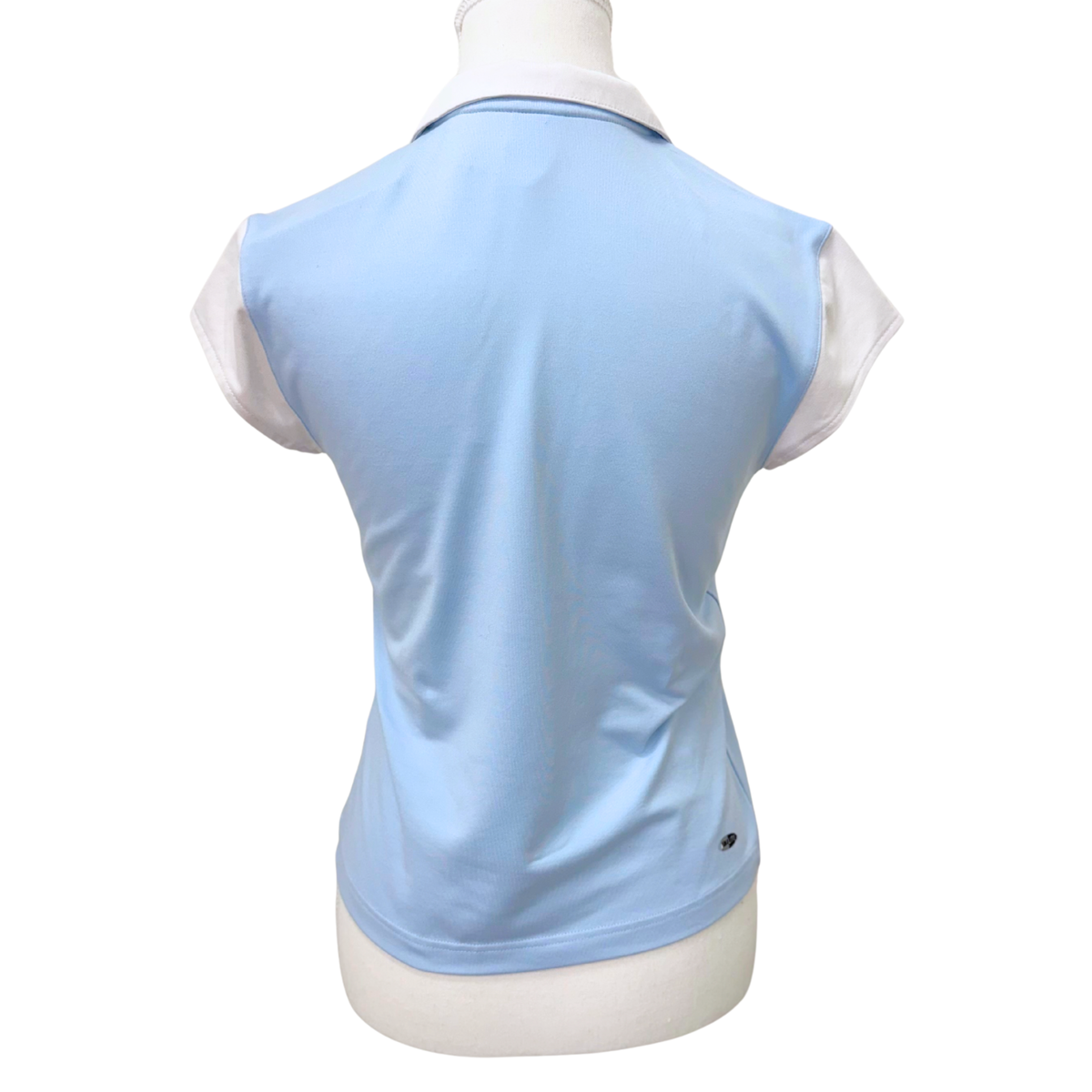 Adidas Light Blue White Polo