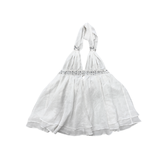 Victoria's Secret White Mesh Babydoll