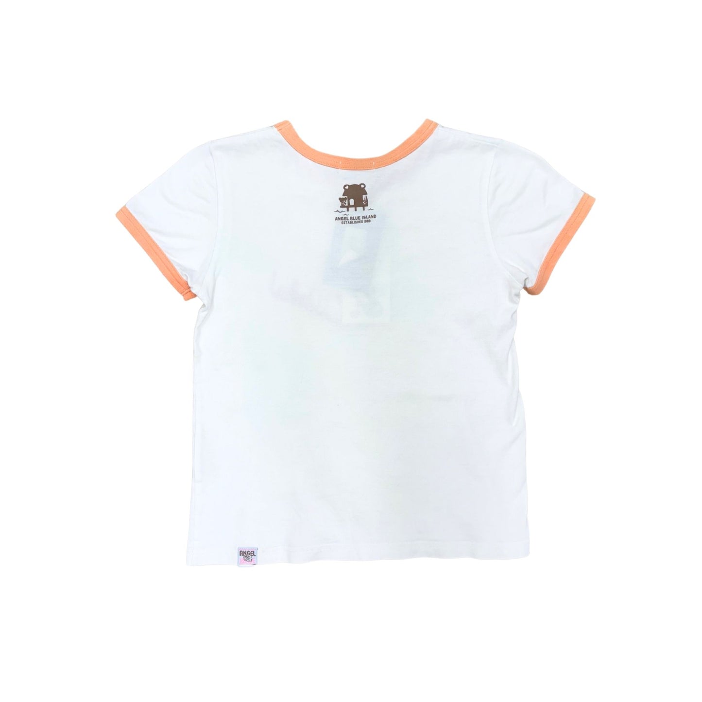 Angel Blue White Aloha T-Shirt