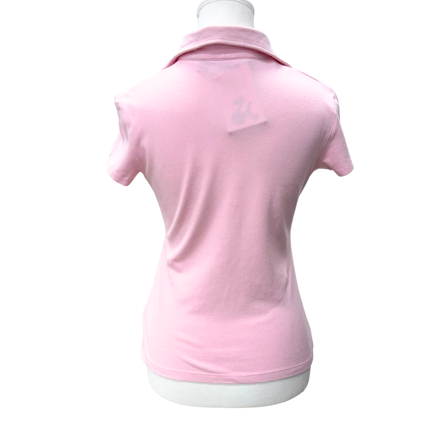 Bebe Pink Short Sleeve Polo Shirt