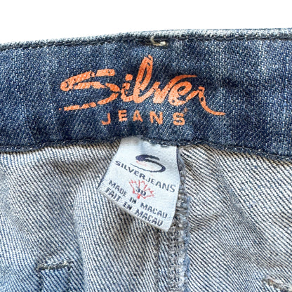 Vintage 2000s Y2k Silver Jeans Flare Jeans