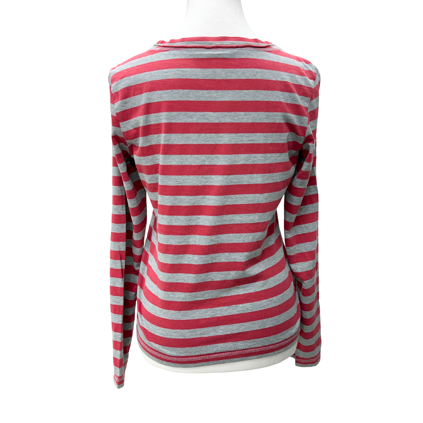 S. Oliver Gray Pink Long Sleeve Top