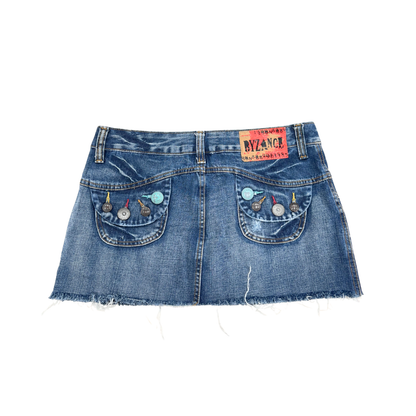Vicunha Denim Mini Skirt