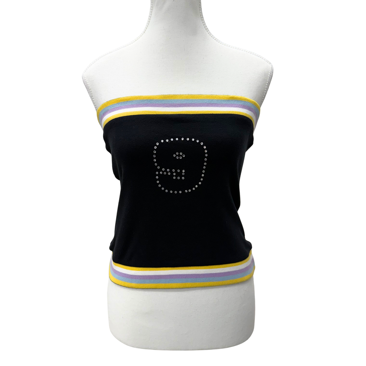 Blind Date Black Strapless Top