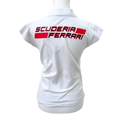 Ferrari White Polo Shirt