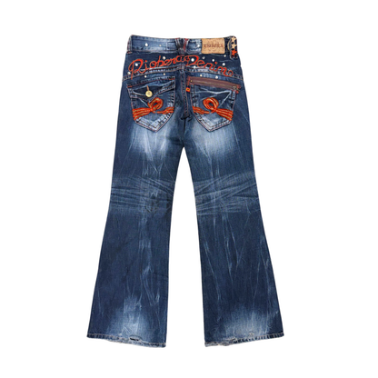Riobera Low Rise Boot Cut Jeans