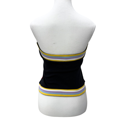 Blind Date Black Strapless Top