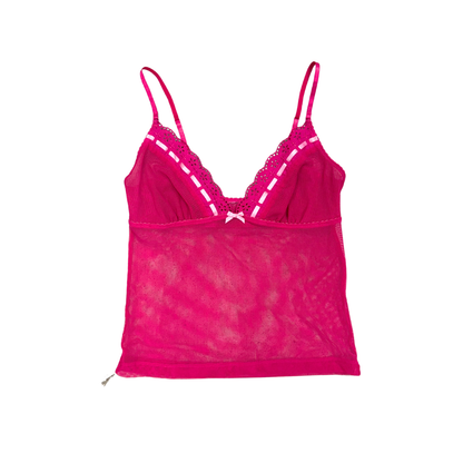 La Senza Pink Mesh Cami