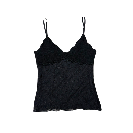 Esisto Black Lace Knitted Cami