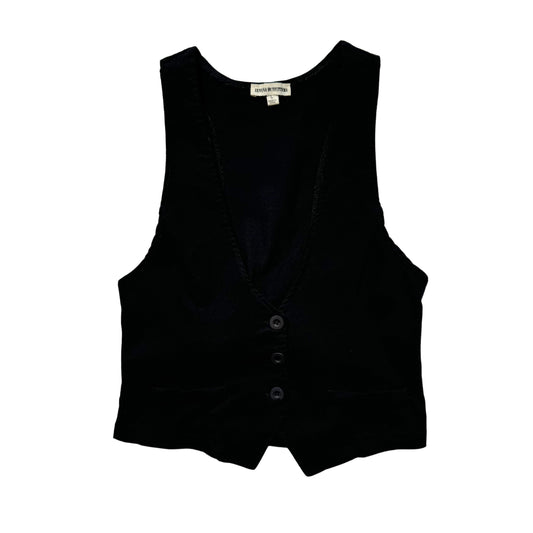 Vintage 2000s Y2k Zenana Outfitters Black Vest