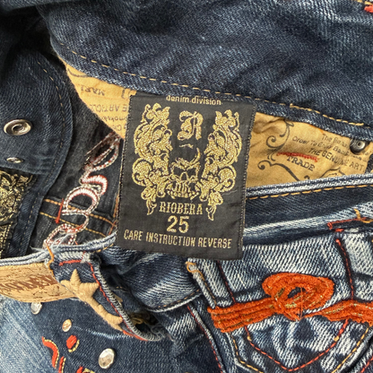 Riobera Low Rise Boot Cut Jeans