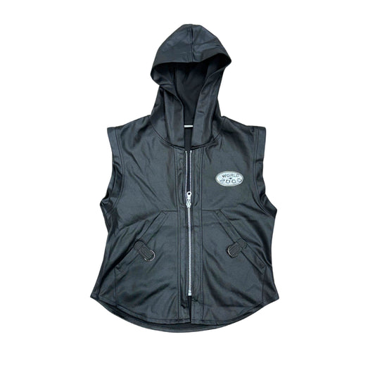 Garcons Manques Black Zip Up Vest