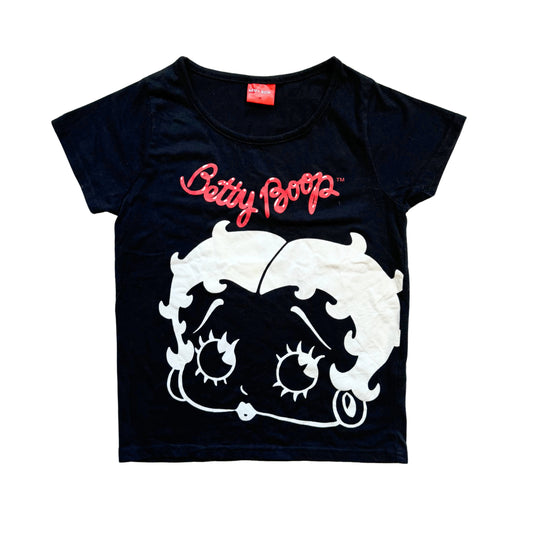 Vintage 2000s Y2k Betty Boop Black Graphic Baby Tee