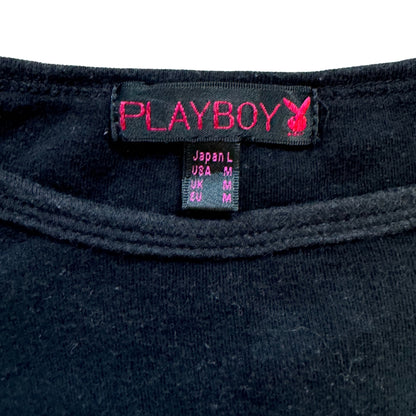 Vintage 2000s Y2k Playboy Black Pink Graphic Tee