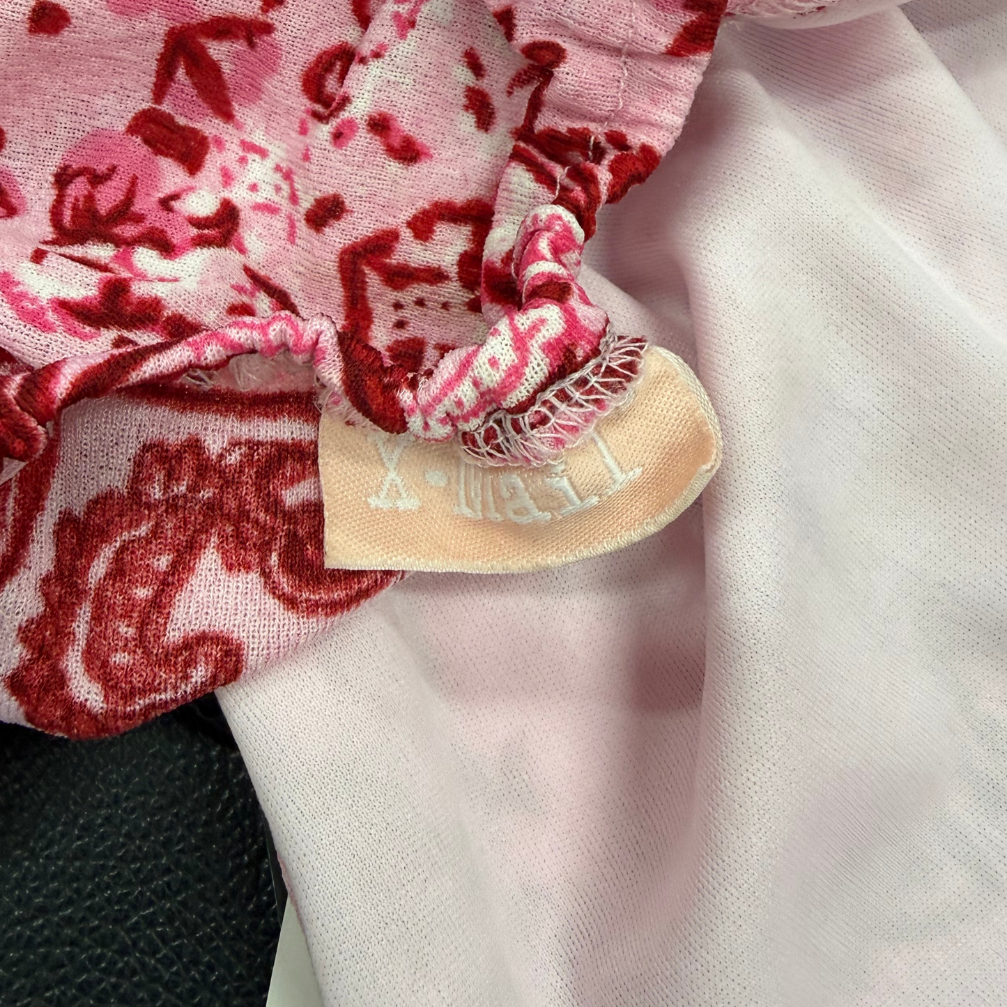 X-Mail Pink Paisley Halter Top