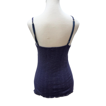 Map Purple Ribbed Cami