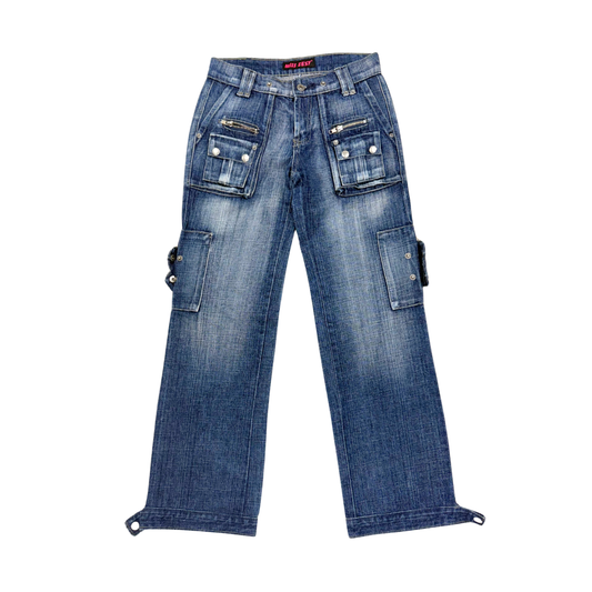 Miss Sexy Denim Cargo Jeans