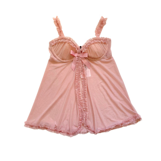 Vintage 2000s Y2k Victoria's Secret Pink Baby Doll