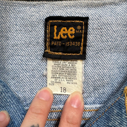 Vintage 2000s Y2k Lee Light Washed Denim Jacket