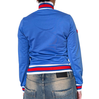 Vintage 2000s Y2k France Blue Zip Up Jacket