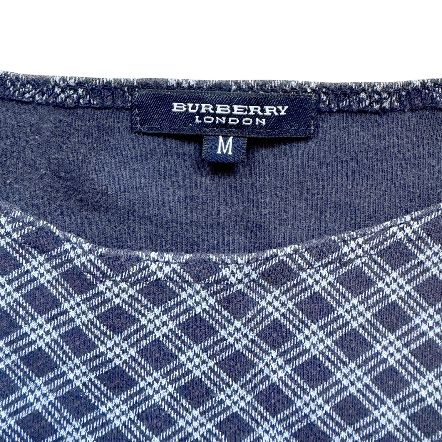 Vintage 2000s Y2k Burberry Blue Label Logo Striped Shirt