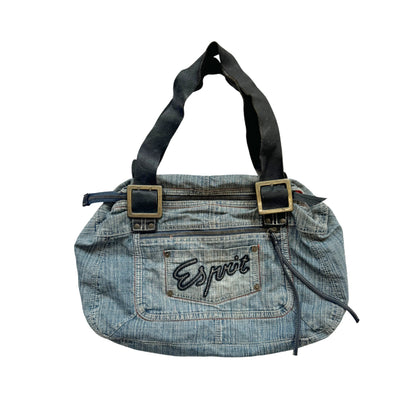 Vintage 2000s Y2k Esprit Denim Duffle Bag