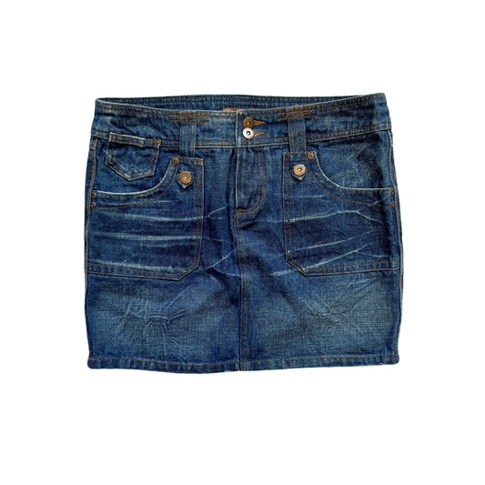 Vintage 2000s Y2k Arden B. Denim Mini Skirt