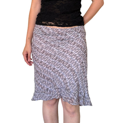 Vintage 2000s Y2k Caslon Lilac Midi Skirt