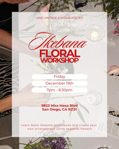 Ikebana Floral Workshop